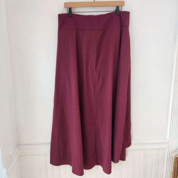 Halara Breezefull High Waisted High Low Ruffle Skirt 2-in-1 Casual Women's XL - Picture 3 of 7